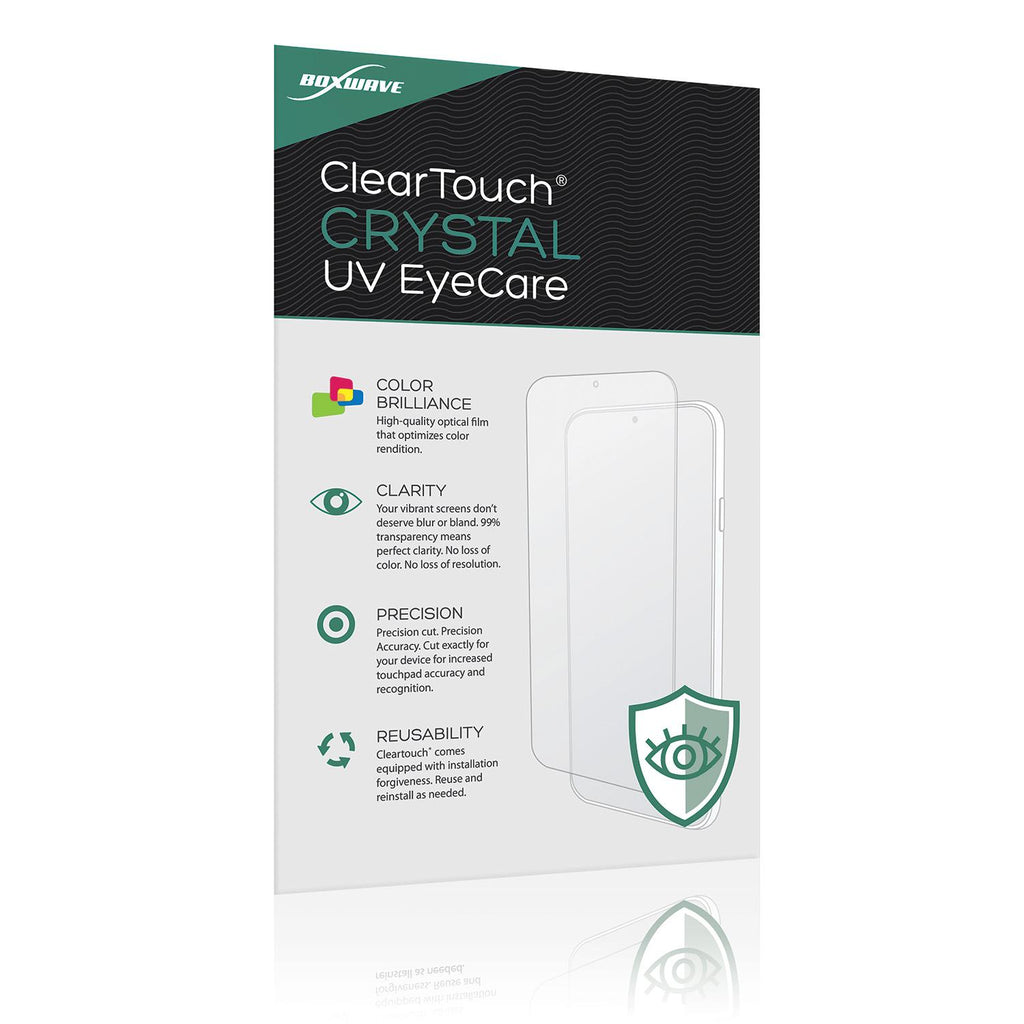 ClearTouch Crystal Anti-UV EyeCare (2-Pack) - Weiser SmartCode 10 Contemporary Touchscreen (GED21500 ZW TSCR CNT SMT 15) Screen Protector