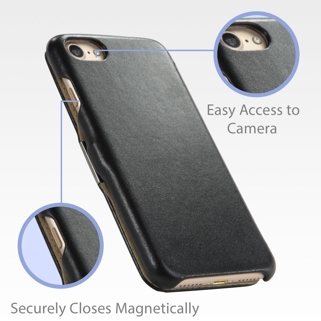 LeatherLux Case - Apple iPhone 8 Case