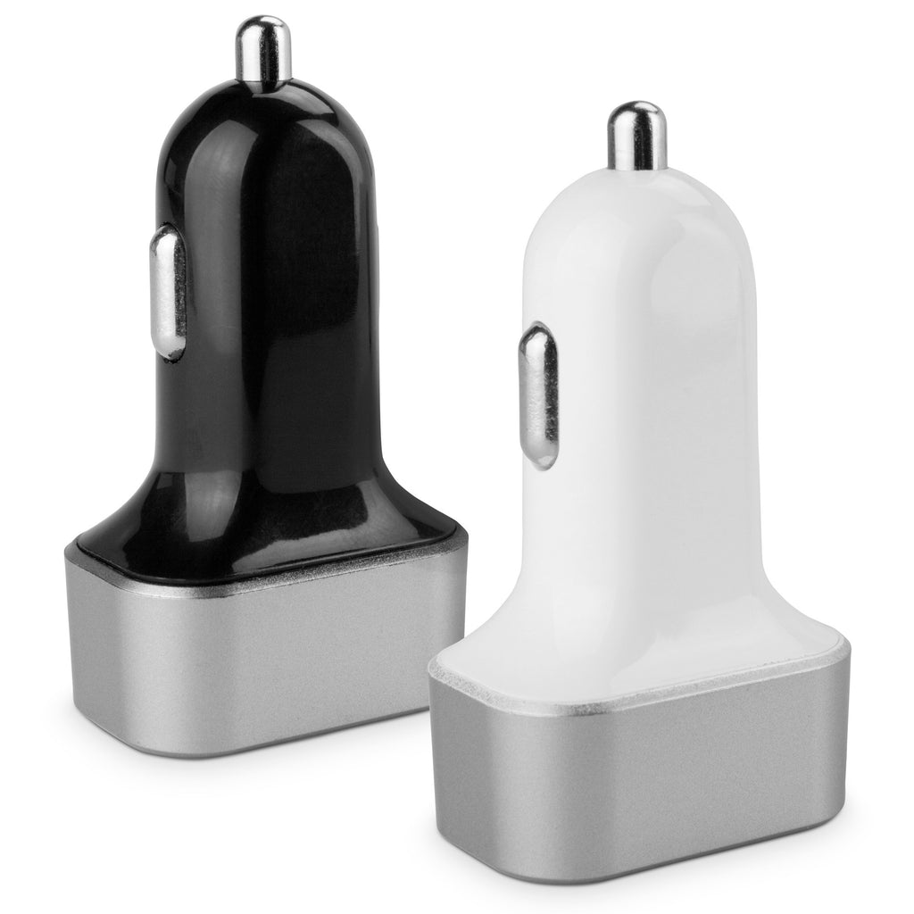 3-Port Micro High Current Car Charger - HTC Aria Charger