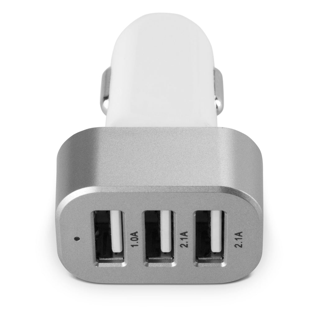 3-Port Micro High Current Car Charger - Motorola Moto G2 Charger