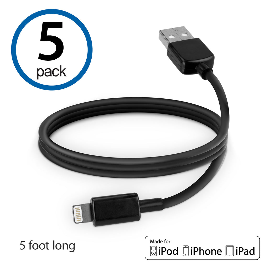 iPhone 5c USB Lightning Cable (5-Pack)