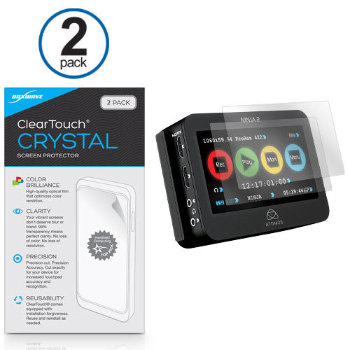 ClearTouch Crystal (2-Pack) - Atomos Ninja 2 Screen Protector