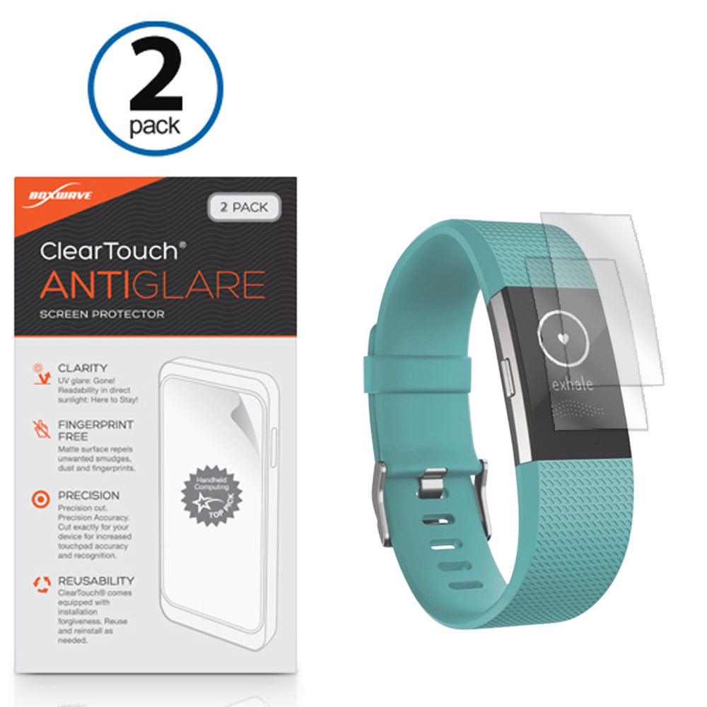 ClearTouch Anti-Glare (2-Pack) - Fitbit Charge 2 Screen Protector