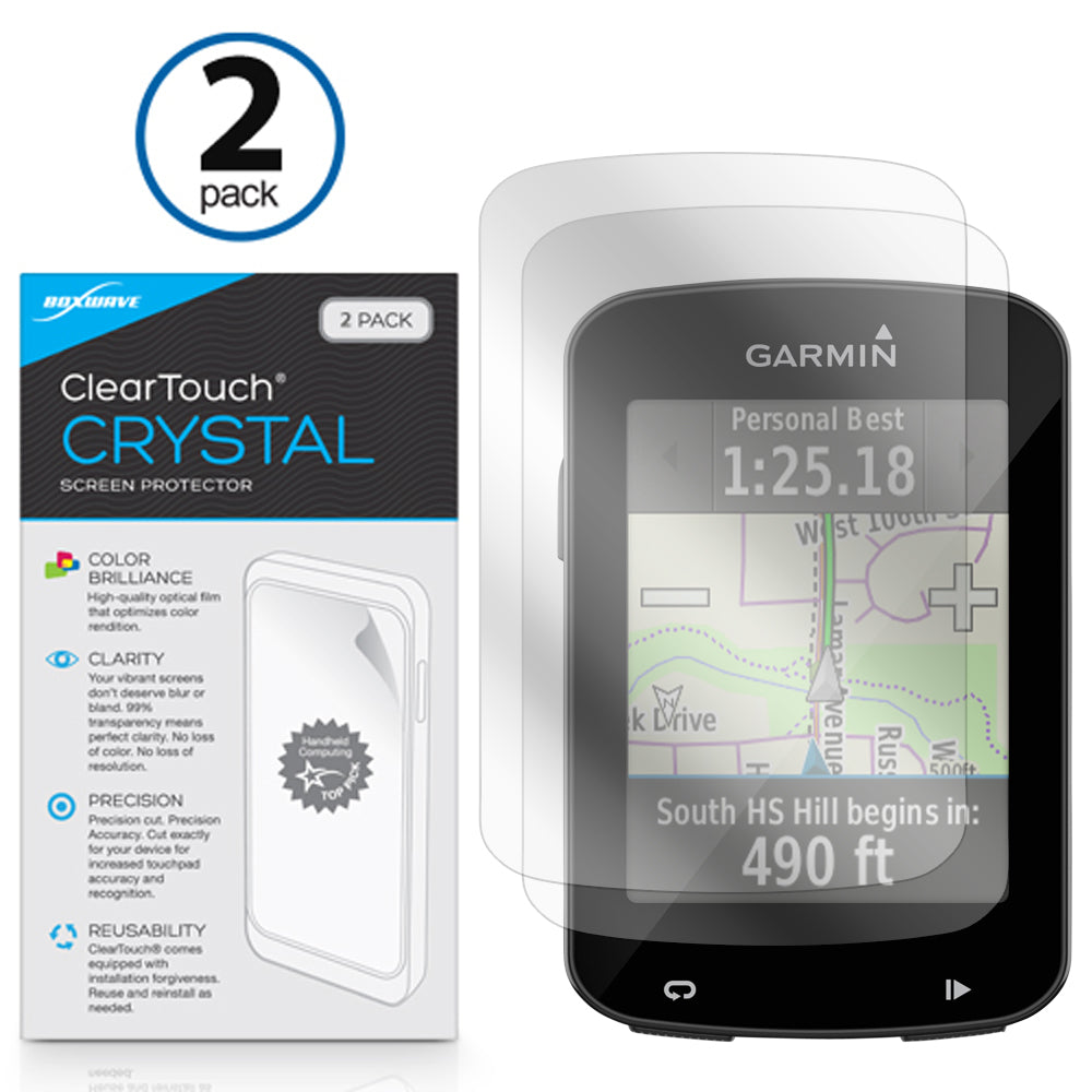 ClearTouch Crystal (2-Pack) - Garmin Edge 820 Screen Protector