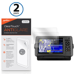 ClearTouch Anti-Glare (2-Pack) - Garmin echoMAP 73dv Screen Protector