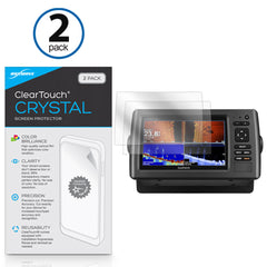 ClearTouch Crystal (2-Pack) - Garmin echoMAP 74sv Screen Protector