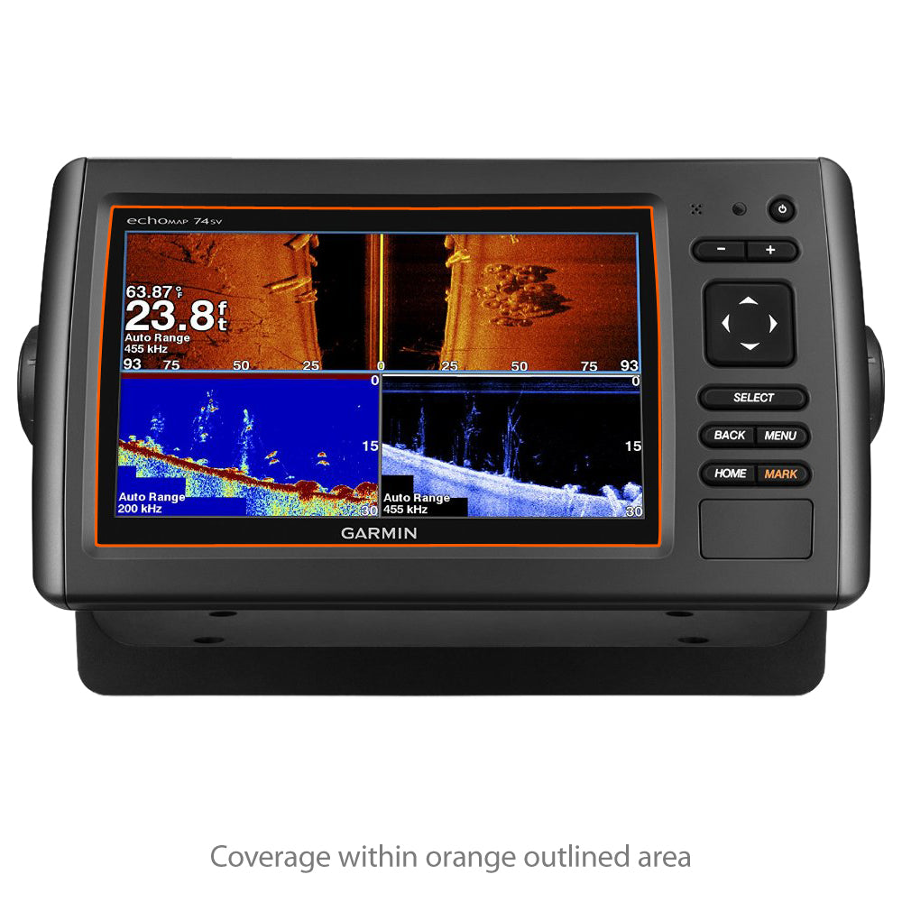 ClearTouch Crystal (2-Pack) - Garmin echoMAP 74sv Screen Protector