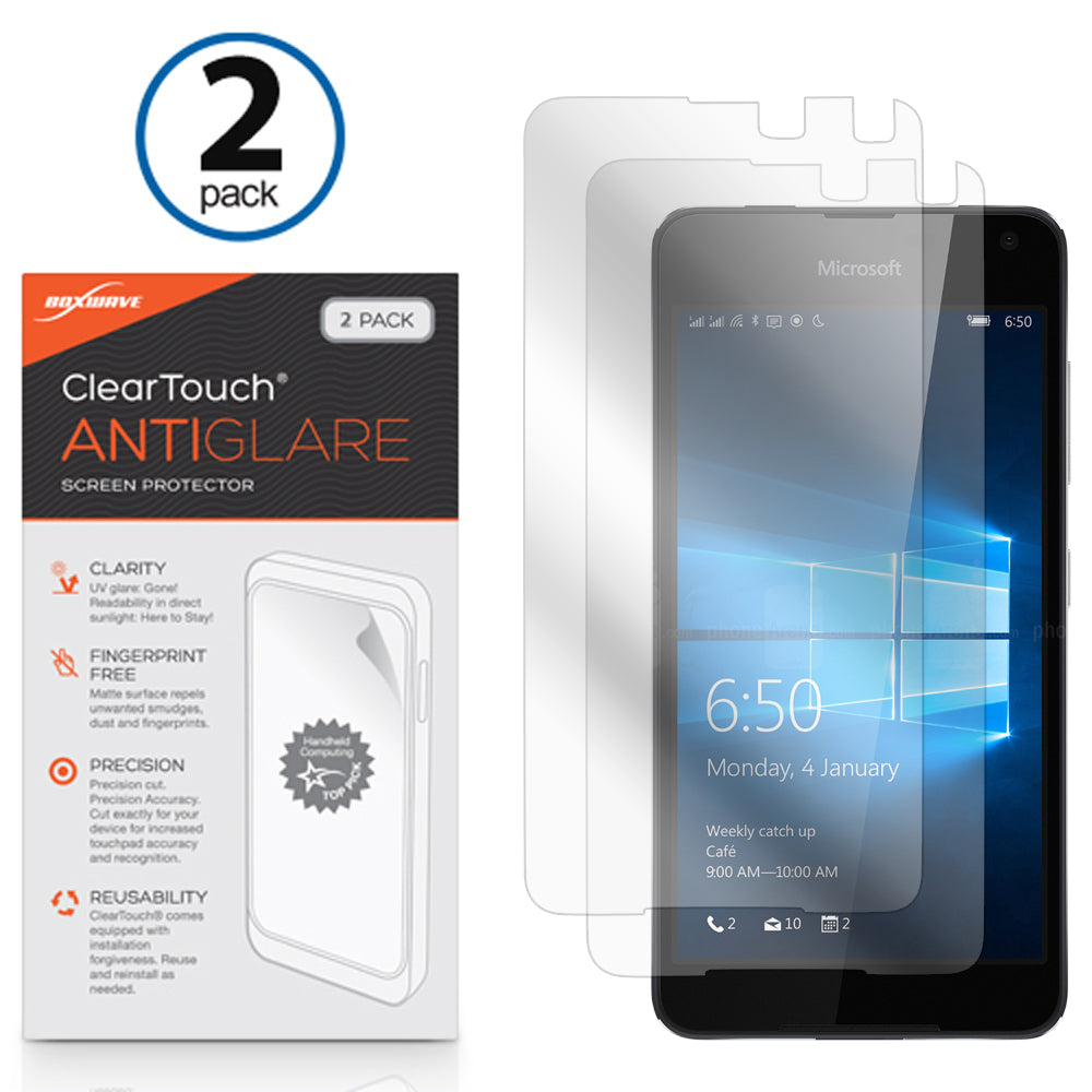 ClearTouch Anti-Glare (2-Pack) - Microsoft Lumia 650 Screen Protector