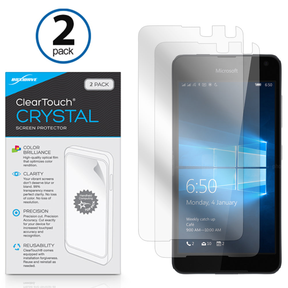 ClearTouch Crystal (2-Pack) - Microsoft Lumia 650 Screen Protector