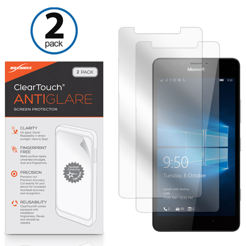 ClearTouch Anti-Glare (2-Pack) - Microsoft Lumia 950 Screen Protector