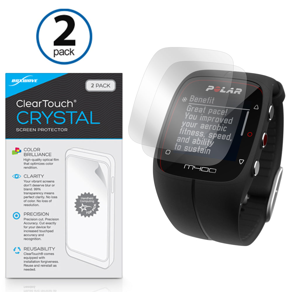 ClearTouch Crystal (2-Pack) - Polar M400 Screen Protector