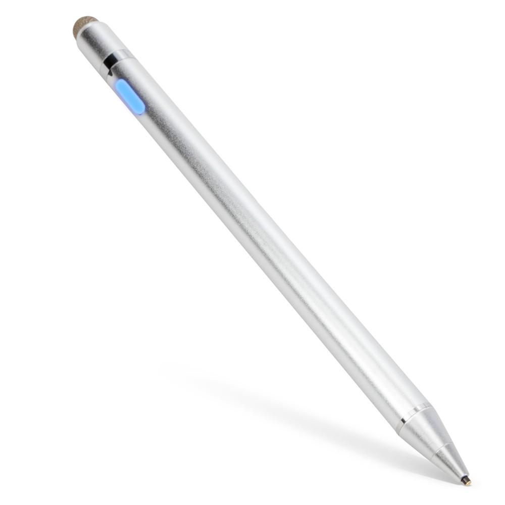 BoxWave Stylus Pen Compatible with Xiaomi Pad 5 - AccuPoint Active Stylus,  Electronic Stylus with Ultra Fine Tip for Xiaomi Pad 5 - Metallic Silver