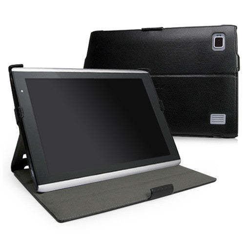 Nero Leather Book Jacket - Acer Iconia Tab A500 Case
