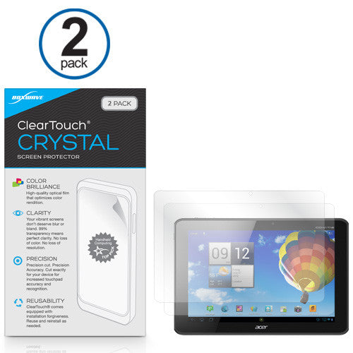 ClearTouch Crystal (2-Pack) - Acer Iconia Tab A510 Screen Protector