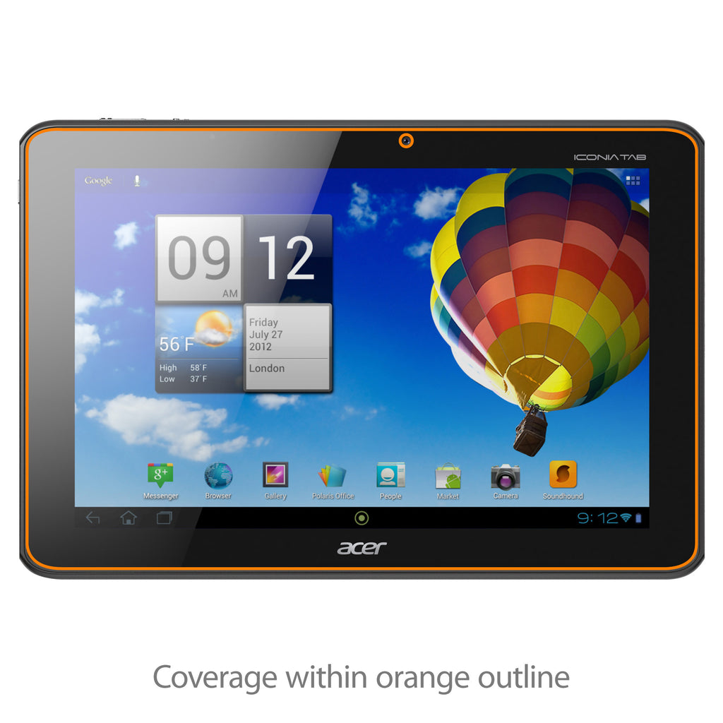 ClearTouch Crystal (2-Pack) - Acer Iconia Tab A510 Screen Protector