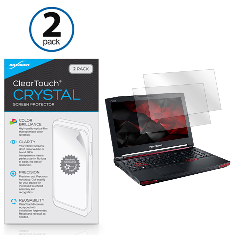 ClearTouch Crystal (2-Pack) - Acer Predator 15 Screen Protector