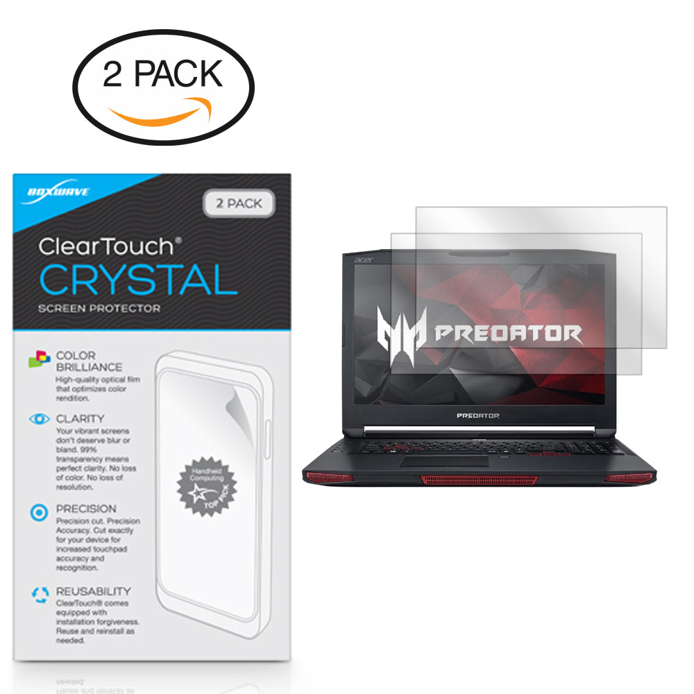 ClearTouch Crystal (2-Pack) - Acer Predator 17 X (GX-792) Screen Protector