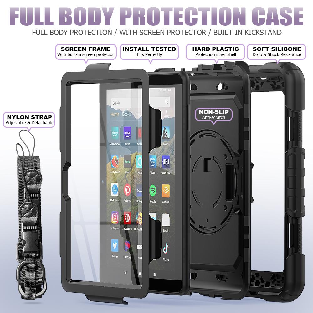 Active Field Case - Amazon Fire HD 8 Kids Edition (10th Gen 2020) Case