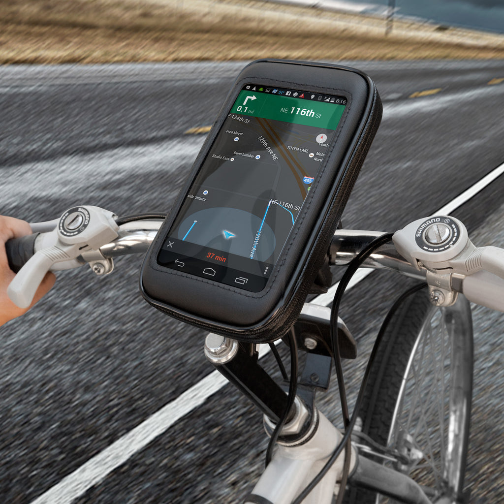AeroTrek Smartphone Bike Mount - Apple iPhone Stand and Mount