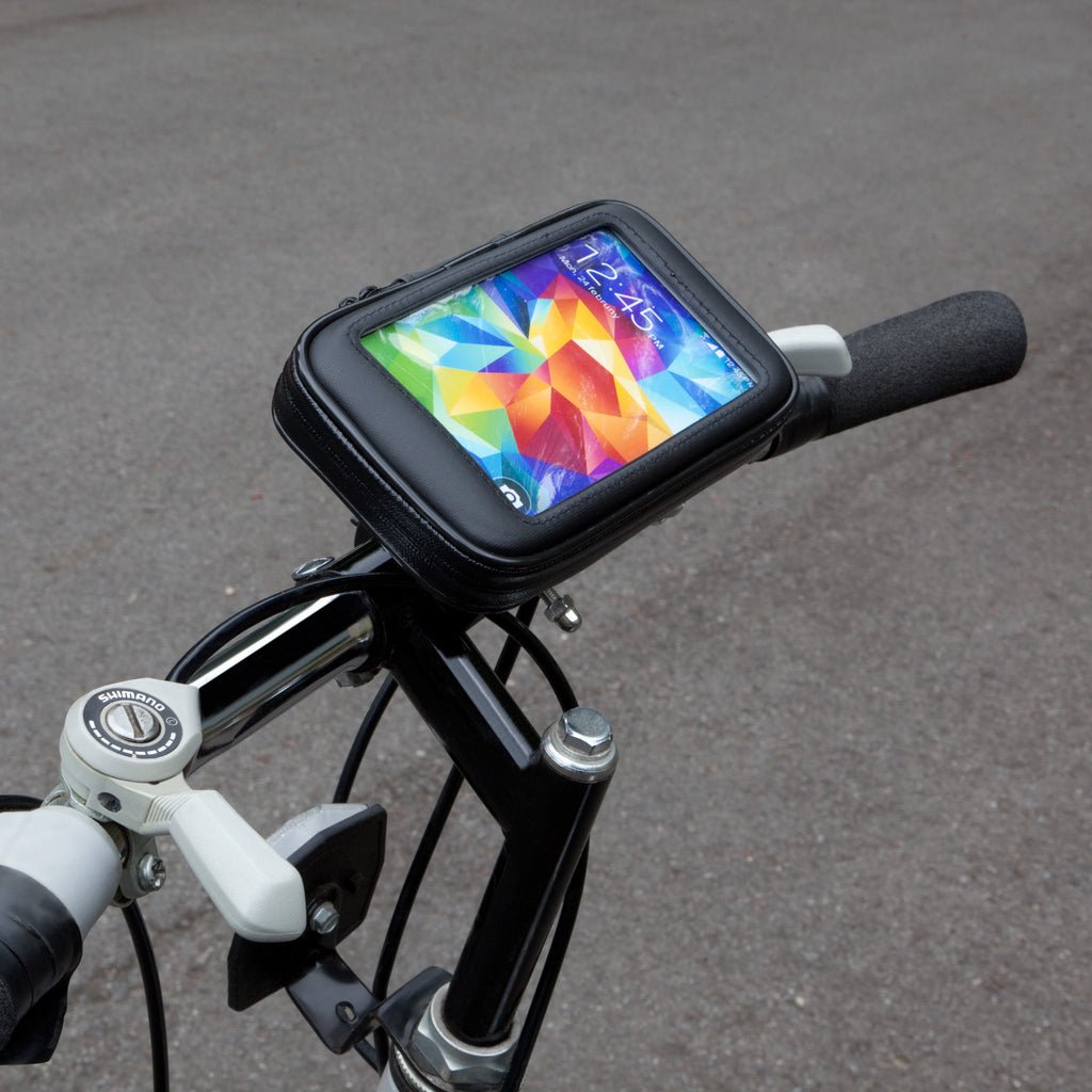 AeroTrek Smartphone Bike Mount - Samsung Galaxy S5 mini Stand and Mount
