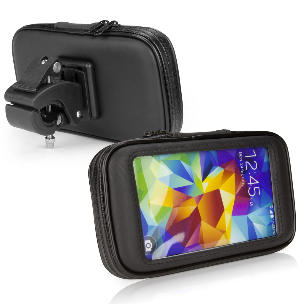 AeroTrek Smartphone Bike Mount - Samsung Galaxy S5 mini Stand and Mount
