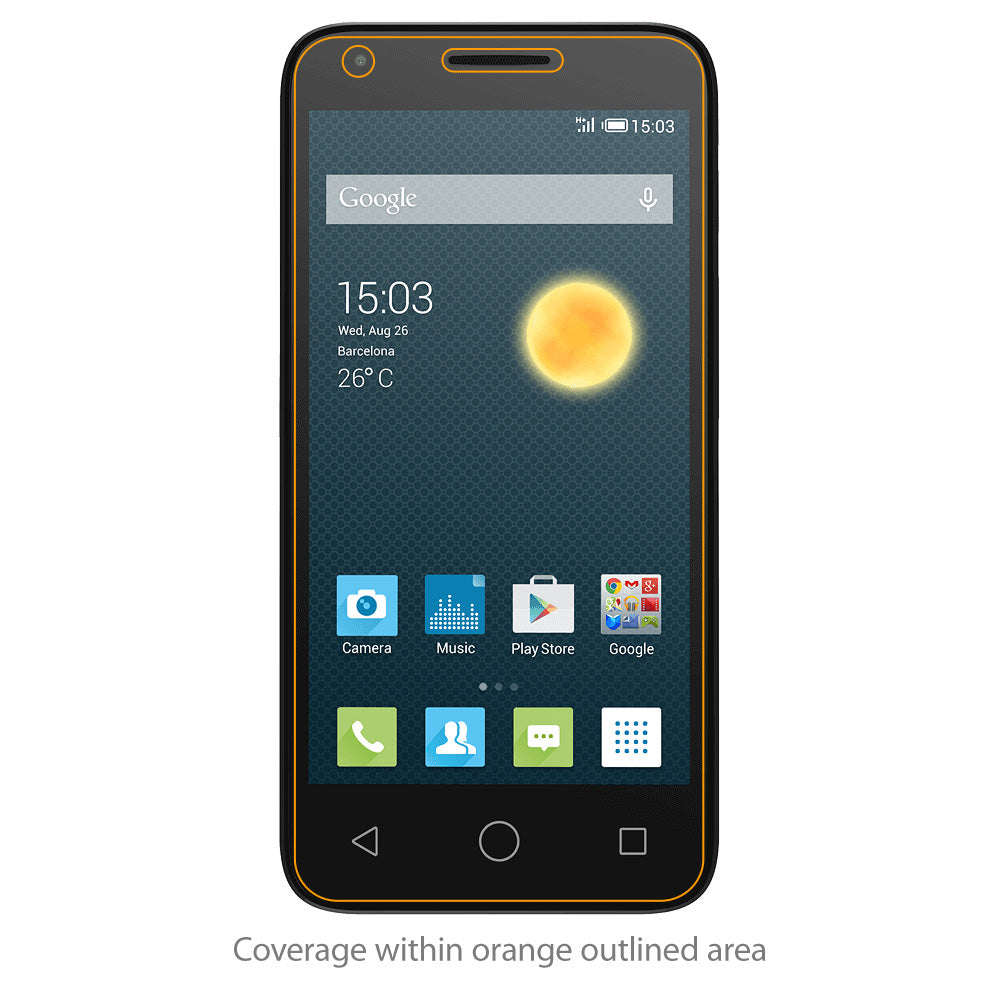 ClearTouch Anti-Glare (2-Pack) - Alcatel PIXI 3 (4.5) 4G Screen Protector