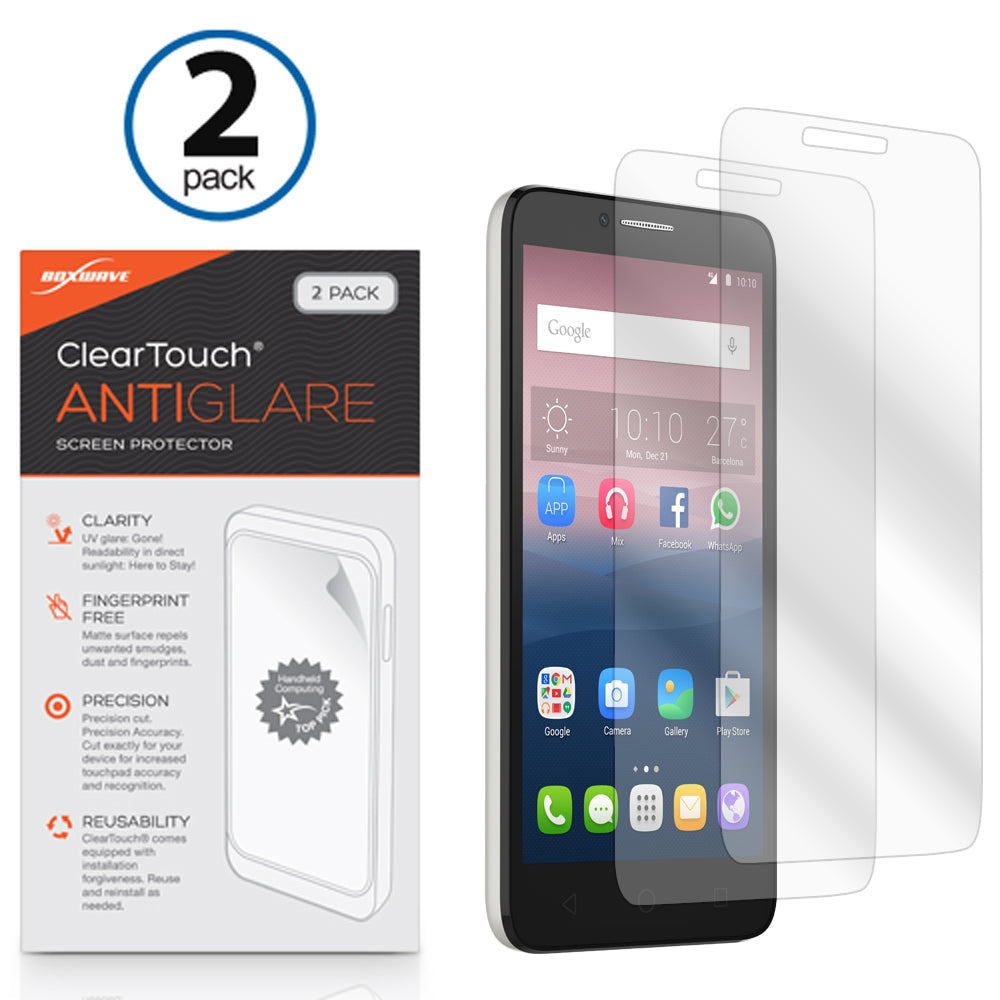 ClearTouch Anti-Glare (2-Pack) - Alcatel Pixi 4 (4) Screen Protector