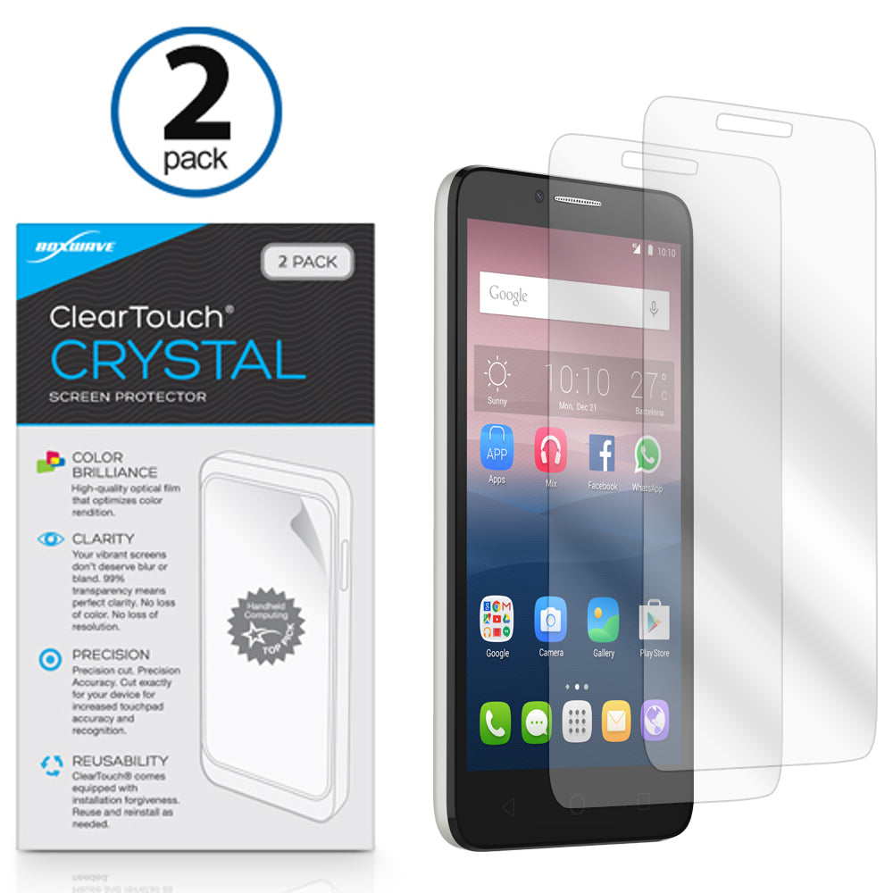 ClearTouch Crystal (2-Pack) - Alcatel Pixi 4 (4) Screen Protector