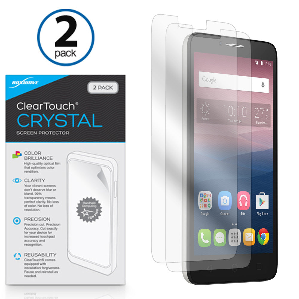 ClearTouch Crystal (2-Pack) - Alcatel oneTouch Pop 3 (5) Screen Protector