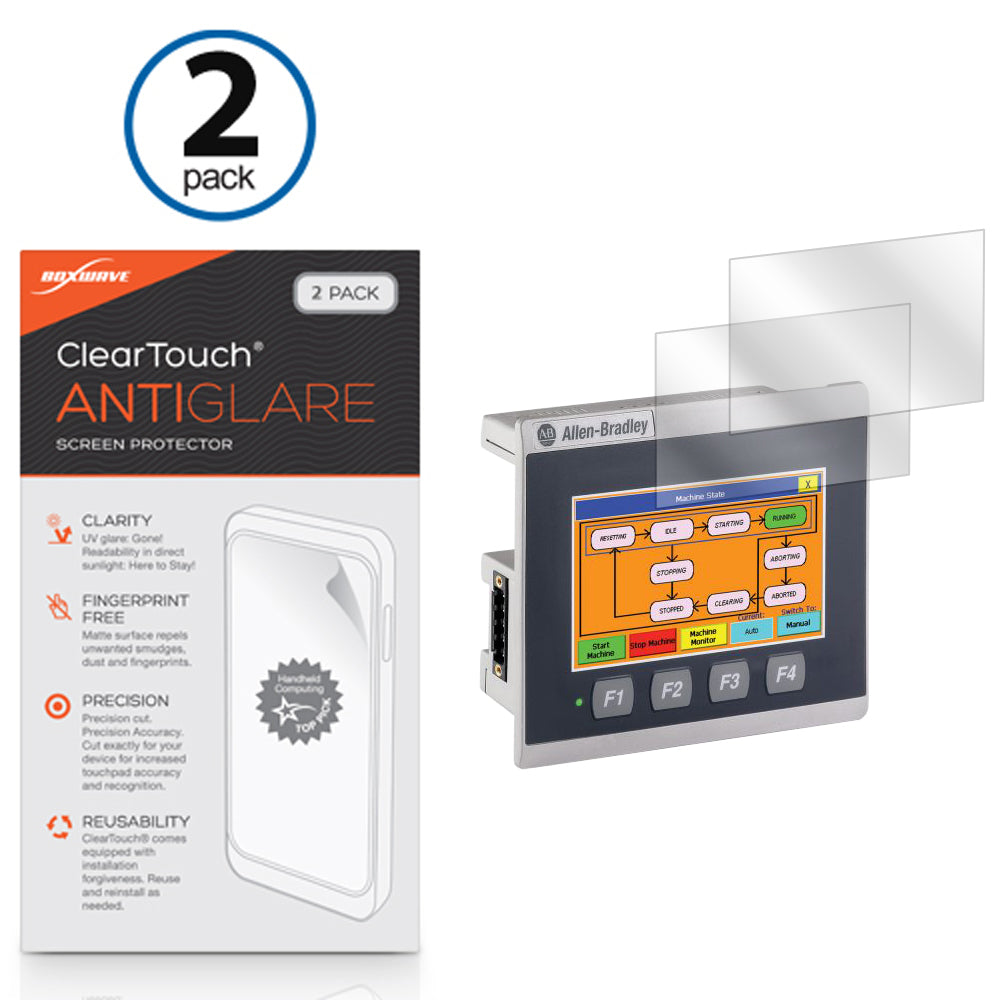 ClearTouch Anti-Glare (2-Pack) - Allen Bradley PanelView 800 10.4" Screen Protector