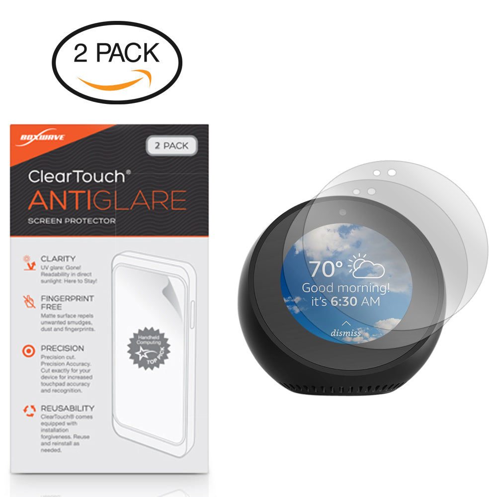 ClearTouch Anti-Glare (2-Pack) - Amazon Echo Spot Screen Protector