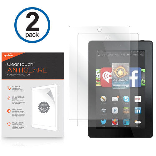 ClearTouch Anti-Glare (2-Pack) - Amazon Fire HD 7 Screen Protector
