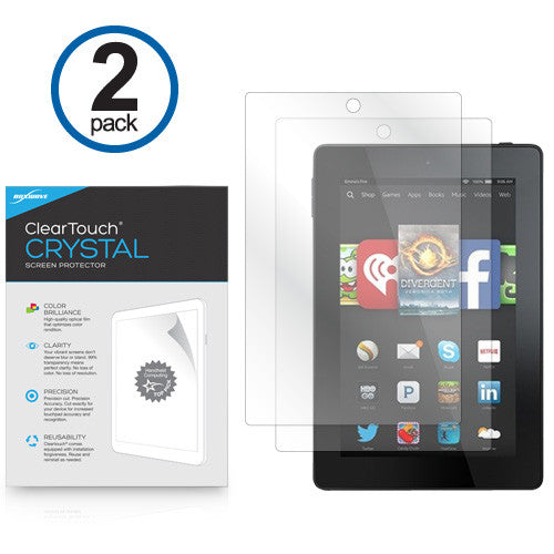 ClearTouch Crystal (2-Pack) - Amazon Fire HD 7 Screen Protector