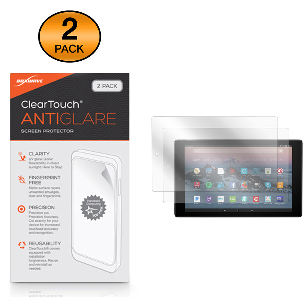 ClearTouch Anti-Glare (2-Pack) - Amazon Fire HD 10 (2017) Screen Protector