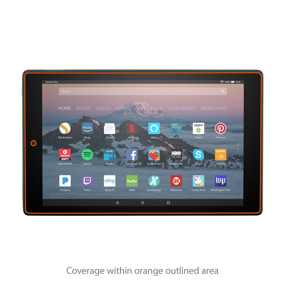 ClearTouch Crystal (2-Pack) - Amazon Fire HD 10 (2017) Screen Protector