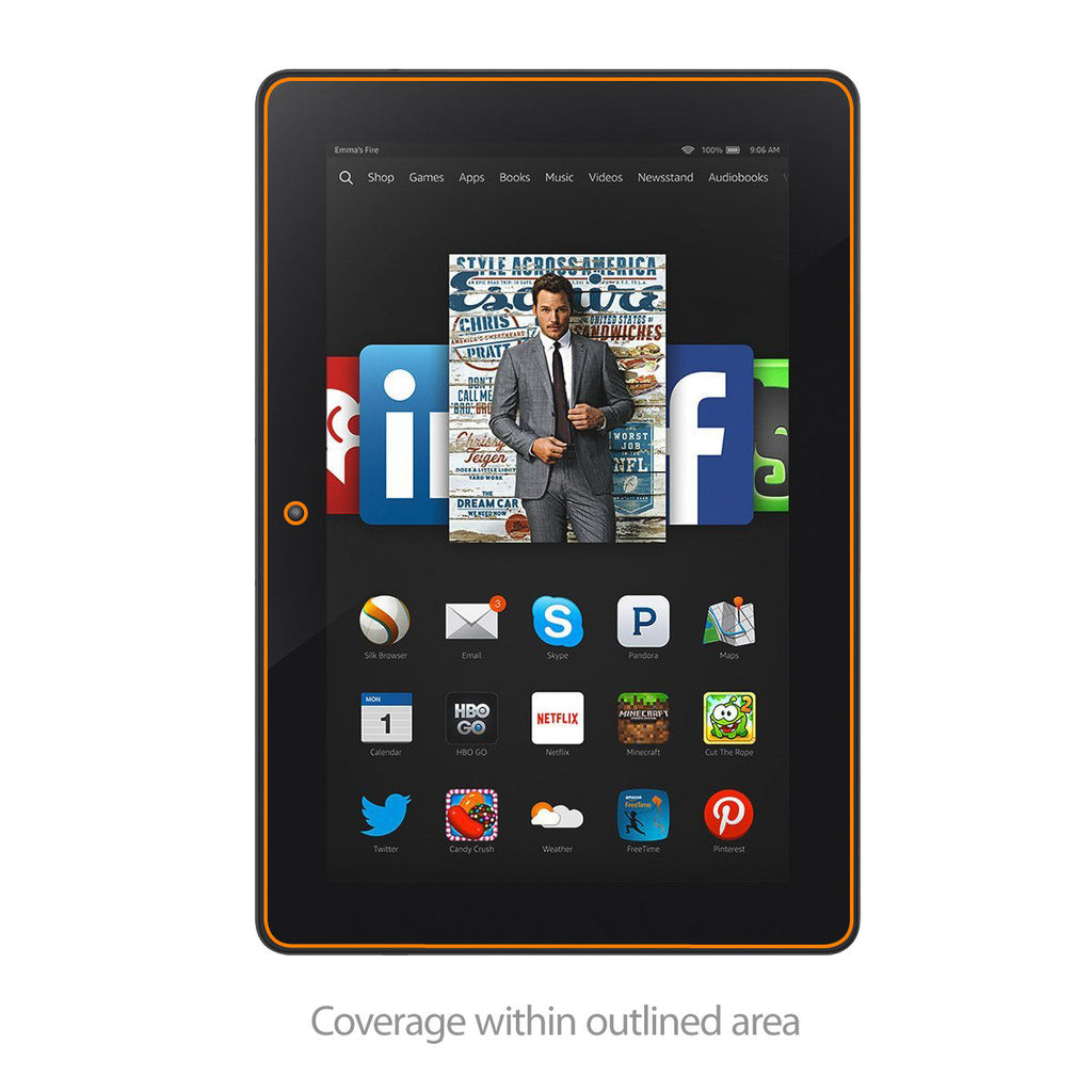 ClearTouch Crystal (2-Pack) - Amazon Fire HDX 8.9 (2014) Screen Protector