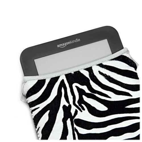 Zebra Plush SlipSuit - Amazon Kindle Touch 3G Case