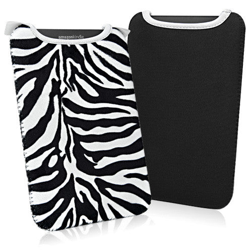 Zebra Plush SlipSuit - Amazon Kindle 4 Case