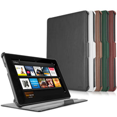Leather Book Jacket - Amazon Kindle Fire HDX 8.9 (2013) Case