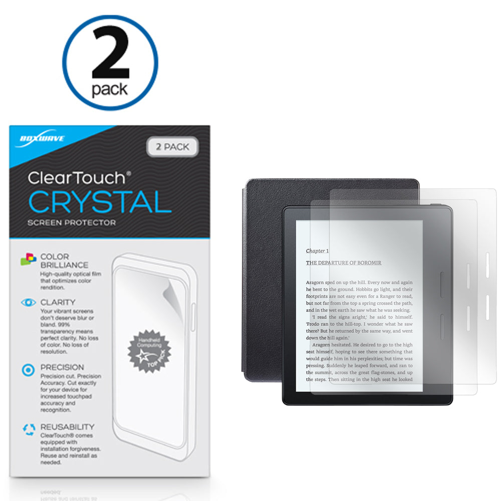ClearTouch Crystal (2-Pack) - Amazon Kindle Oasis Screen Protector