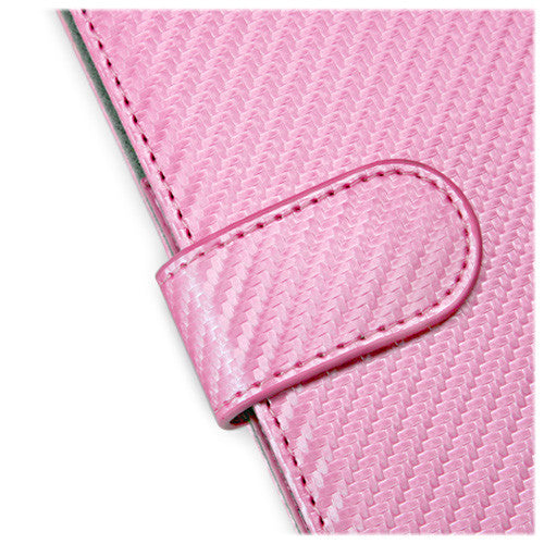 Satin Pink Leather Elite Case - Amazon Kindle Touch 3G Case