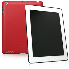 Ardent Red Leather Snap-Fit Shell - Apple iPad 2 Case