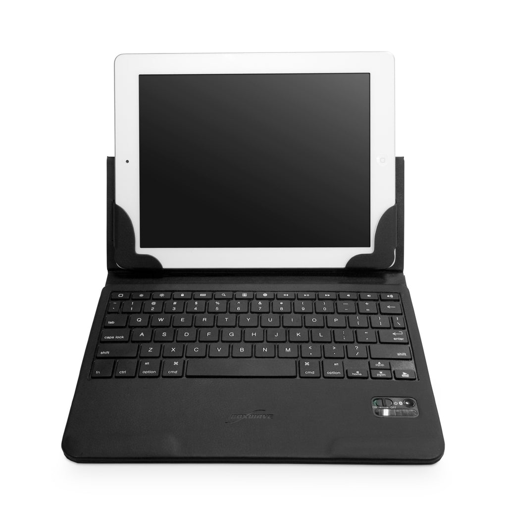 Elite Leather Keyboard Buddy Folio Case - Apple iPad 3 Case