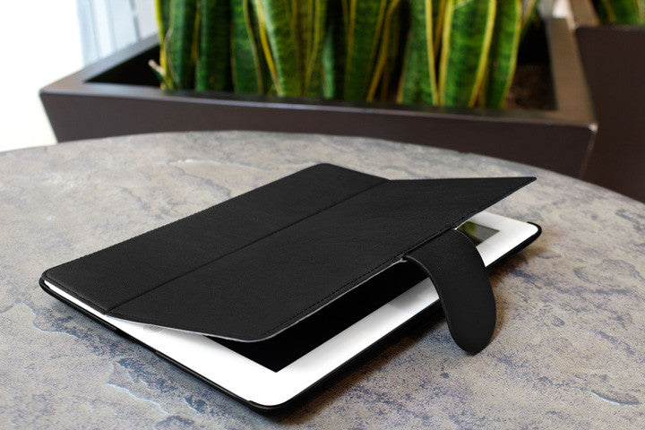 Nero Leather Smart Nuovo iPad Case - Apple iPad 3 Case