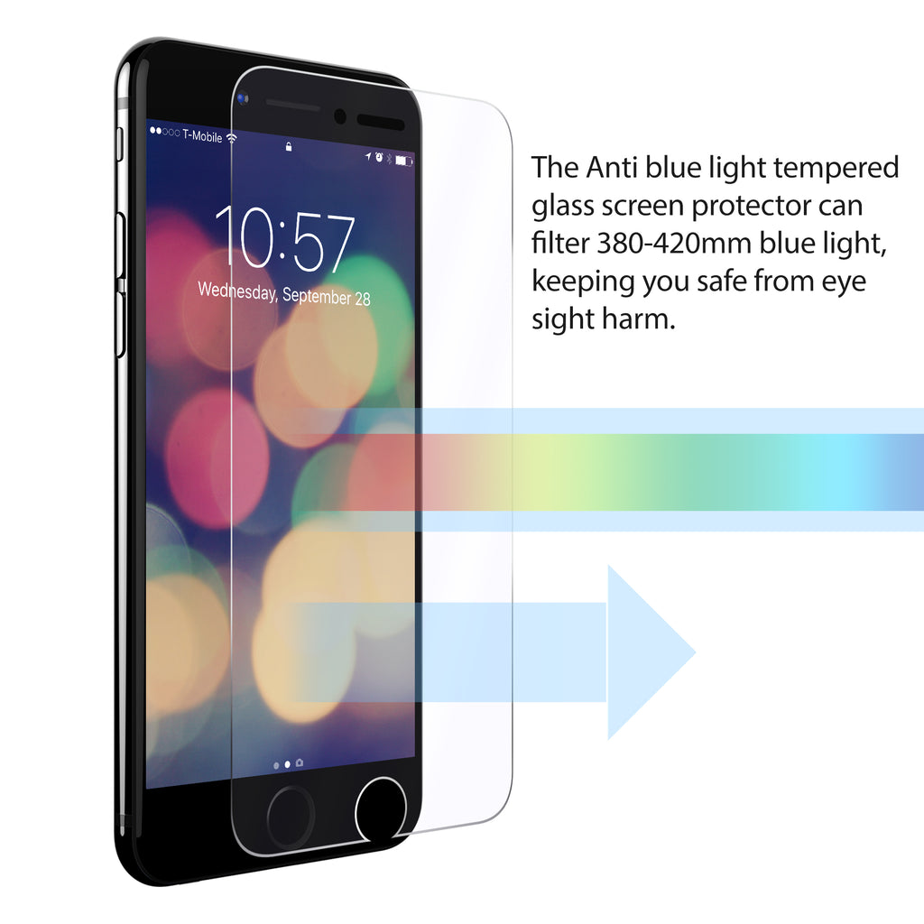 ClearTouch Glass Anti-UV EyeCare - Apple iPhone 7 Plus Screen Protector