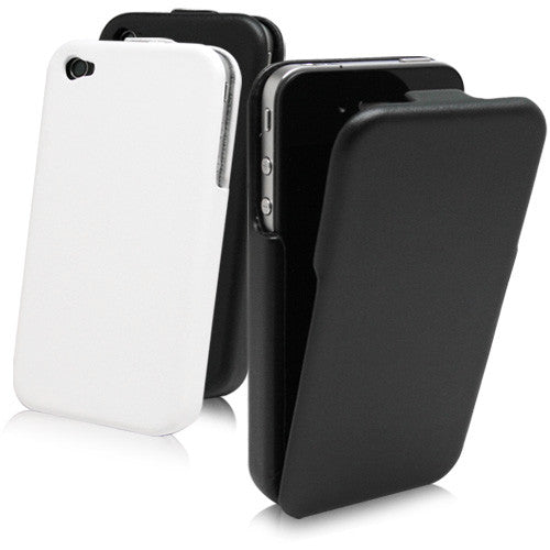Designio Leather Flip Case - Apple iPhone 4S Case