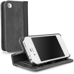 Classic Book Case - Slate Grey - Apple iPhone 4 Case