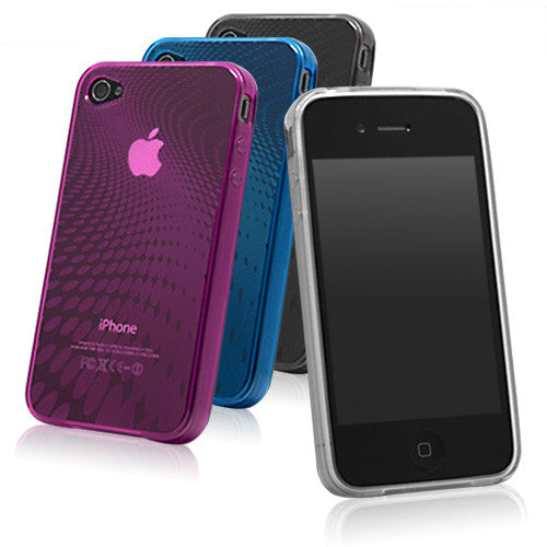 Digital Wave Crystal Slip - Apple iPhone 4 Case