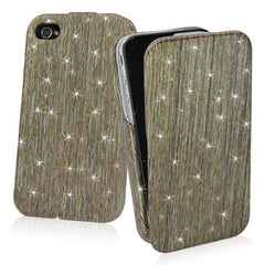 Gold Rain Flip Case - Apple iPhone 4 Case