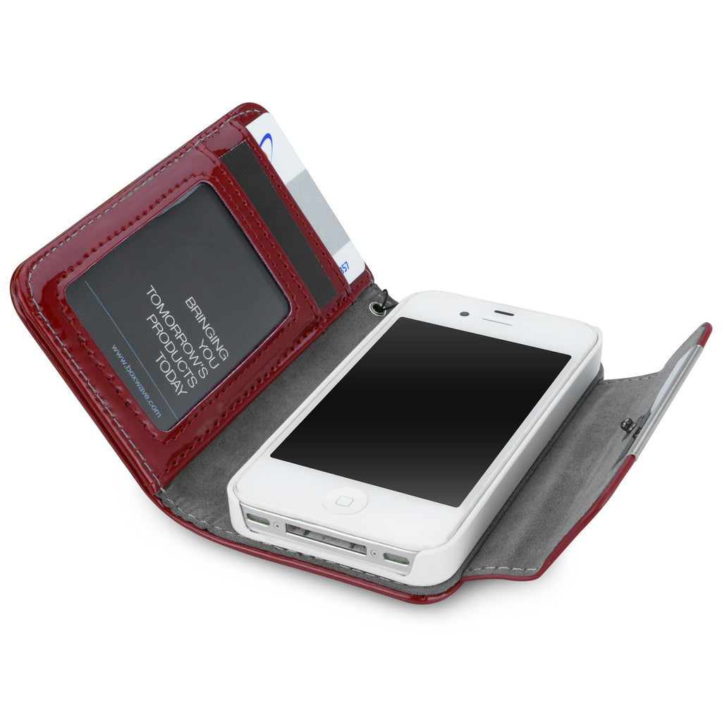 Patent Leather Clutch Case - Apple iPhone 4S Case